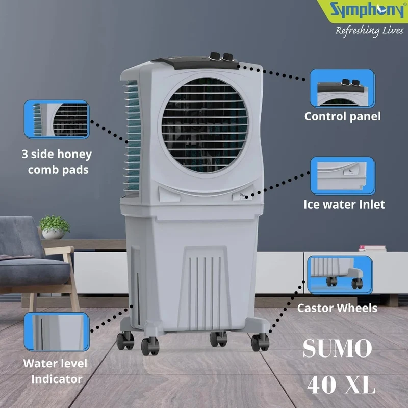 Symphony SUMO 40XL Desert Portable Evaporative Air Cooler