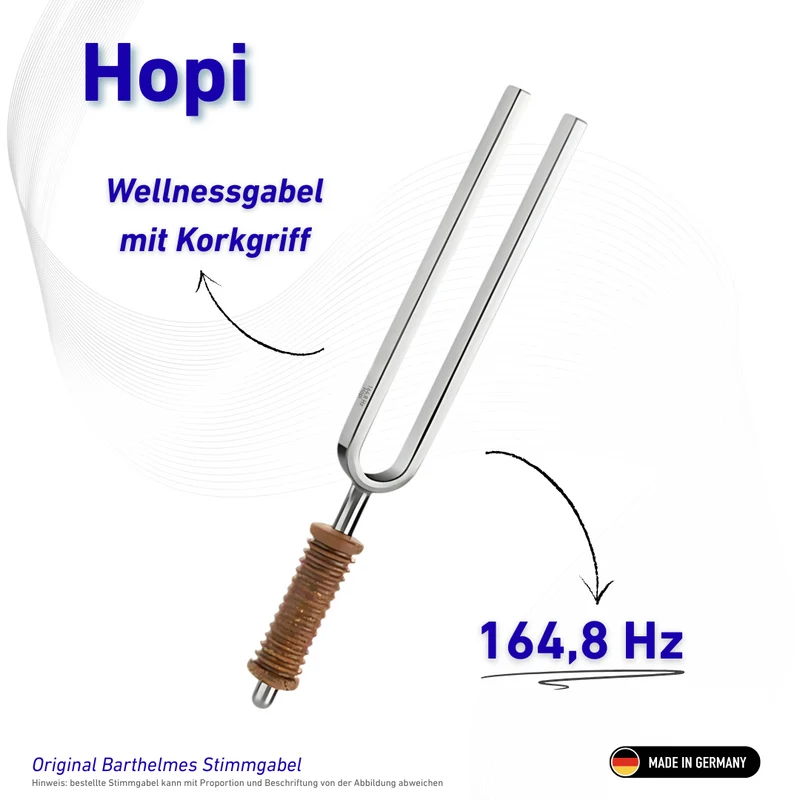 Hopi Wellness mit Korkgriff 164,8 HZ | Art.-Nr. 220033