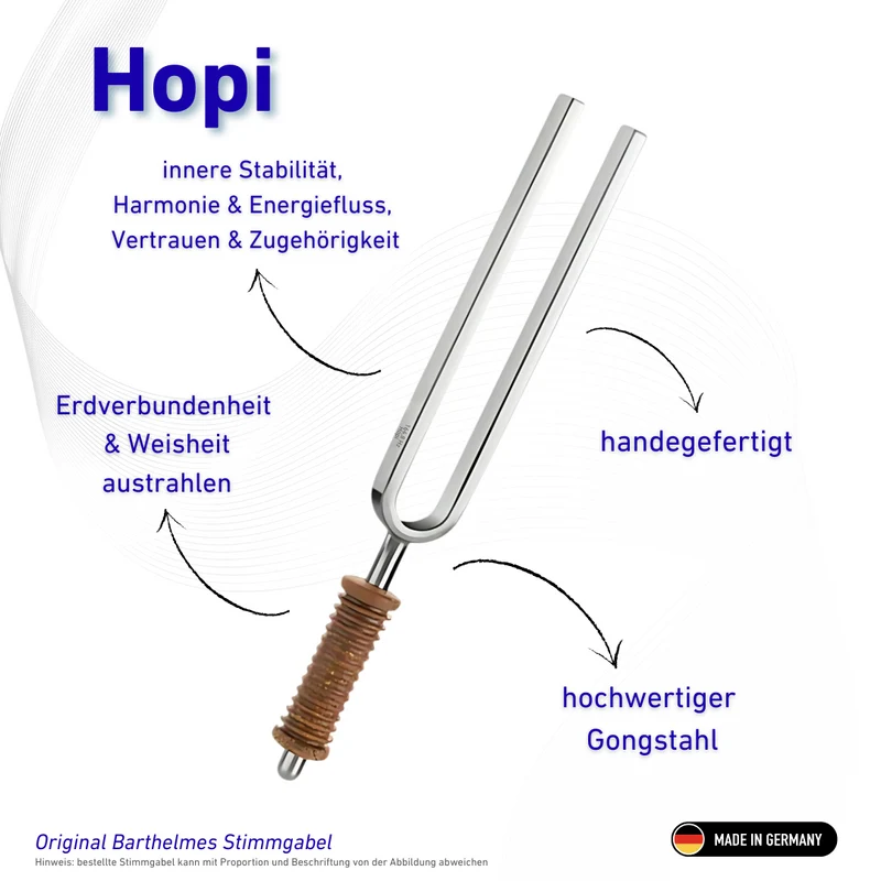 Hopi Wellness mit Korkgriff 164,8 HZ | Art.-Nr. 220033