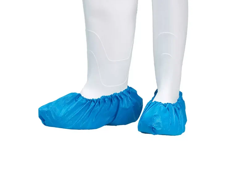 PE Einmal Überziehschuhe, extra stark, Schuhüberzieher 100 Stück blau