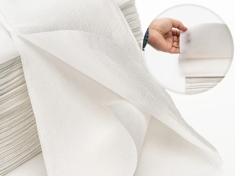 Papierhandtücher, zweilagig, V-Falz, 15 Pack á 266 Tücher