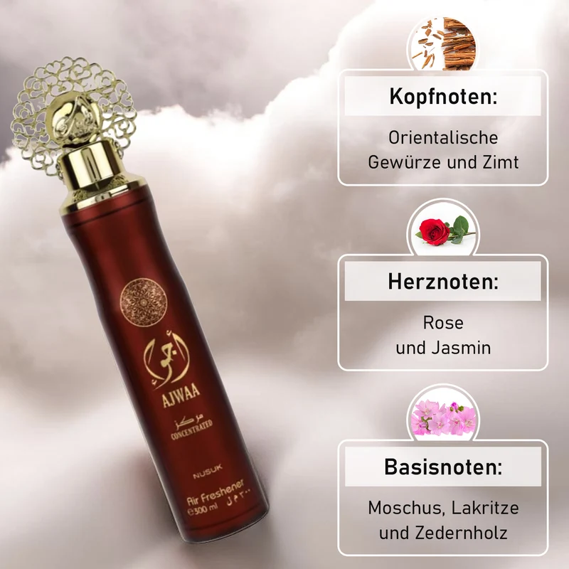 Nusuk Dubai Air Freshner AMBER WOOD 300 ml