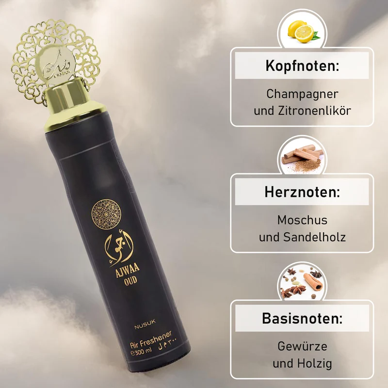 Nusuk Dubai Air Freshner AMBER WOOD 300 ml