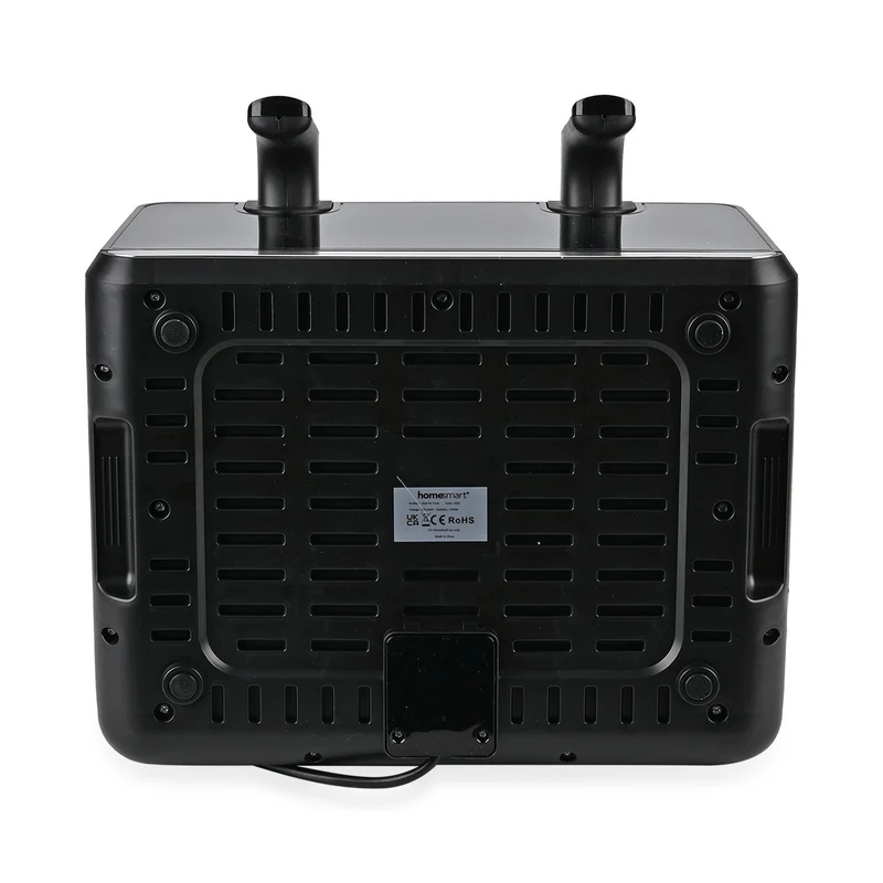 Heißluftfritteuse Deluxe: 8,5L Kapazität, 1700W, Touch-Display und Dual-Korb-System, schwarz