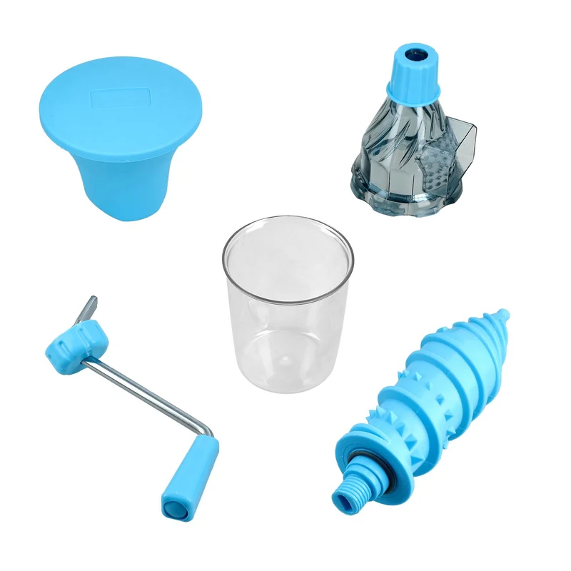 Manueller Slow Juicer - Hand-Entsafter, 29x21 cm, 900 ml, Blau