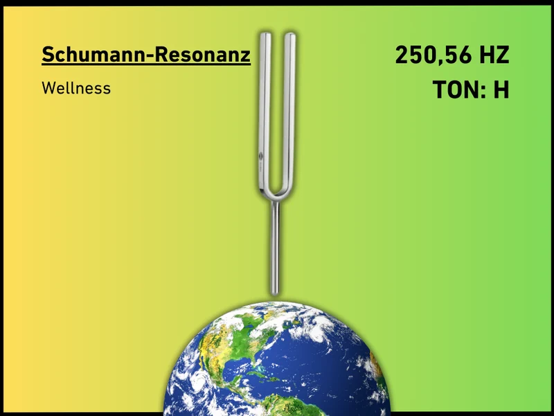 Stimmgabel Schumann-Resonanz Wellness 250,56 HZ | Art.-Nr. 220069