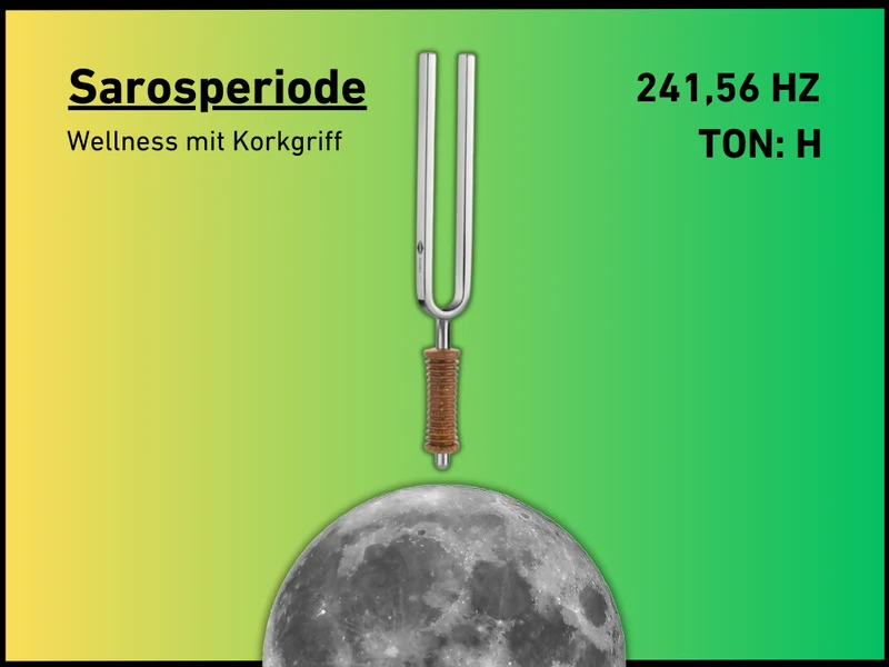 Stimmgabel Sarosperiode Wellness mit Korkgriff 241,56 Hz | Art.-Nr. 220066