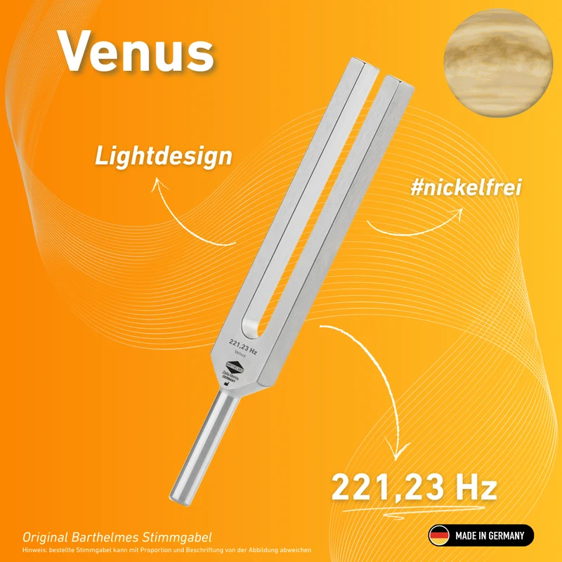 Stimmgabel Venus Lightdesign 221,23 Hz | Art.-Nr. 230033