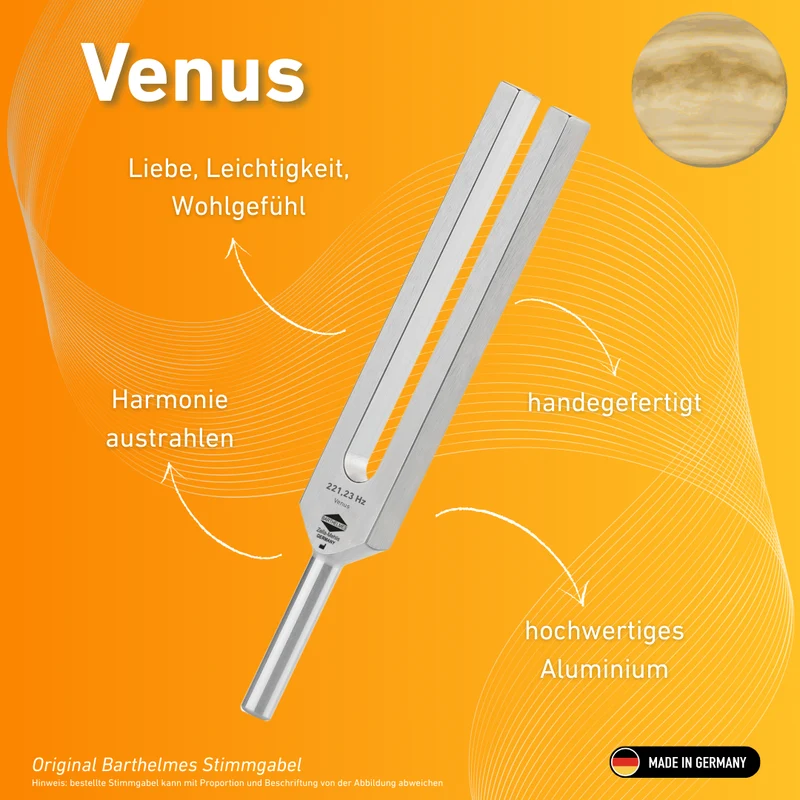Stimmgabel Venus Lightdesign 221,23 Hz | Art.-Nr. 230033