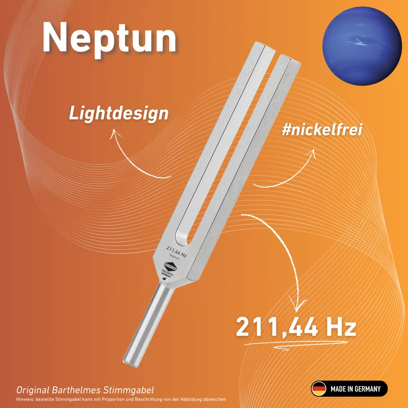 Stimmgabel Typ Neptun Lightdesign 211,44 Hz | Art.-Nr. 230032