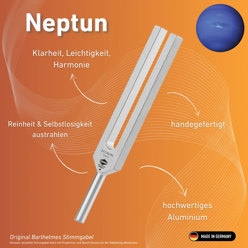Stimmgabel Typ Neptun Lightdesign 211,44 Hz | Art.-Nr. 230032
