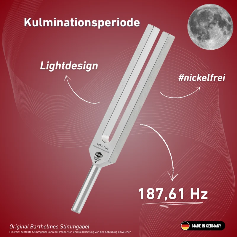 Stimmgabel Kulminationsperiode Lightdesign 187,61 Hz | Art.-Nr. 230025
