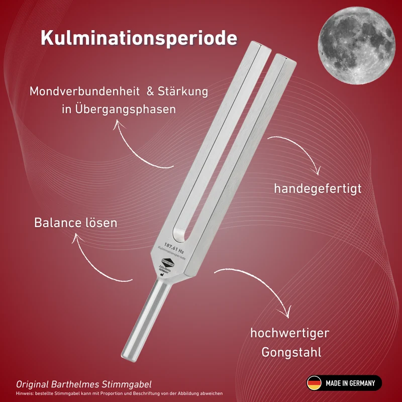 Stimmgabel Kulminationsperiode Lightdesign 187,61 Hz | Art.-Nr. 230025