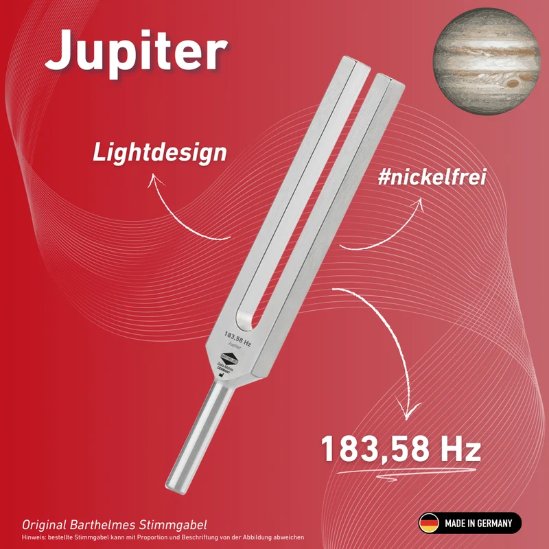 Stimmgabel Jupiter Lightdesign 183,58 Hz | Art.-Nr. 230024