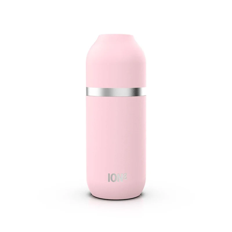 ION8 Luma Vacuum Insulated, Flask & Mug, Rose Quartz, 700ml (24oz)