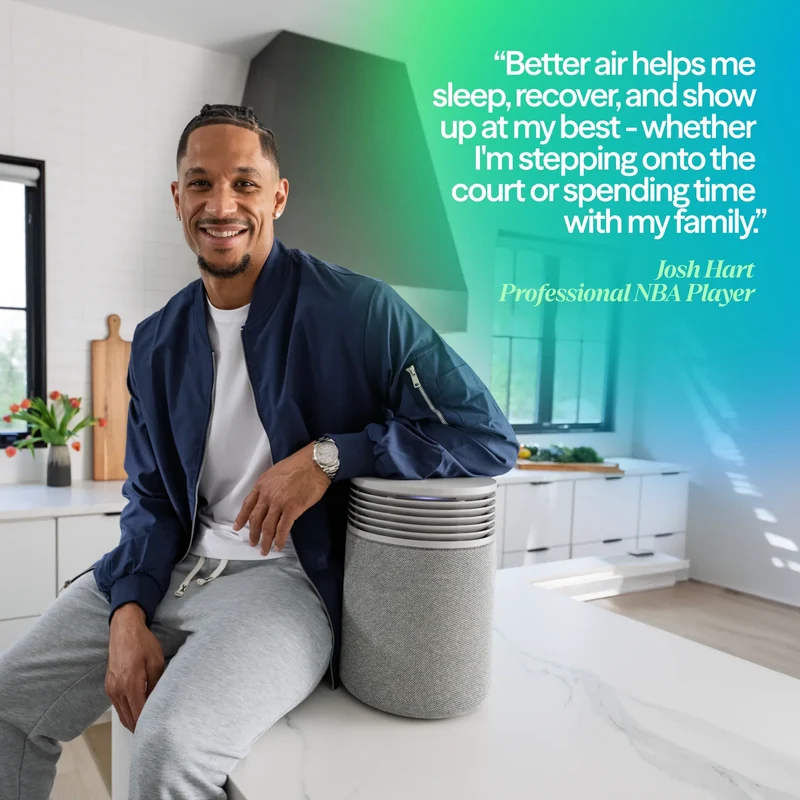 Blueair Blue Signature™ Small Dark Air Purifier With HEPASilent™ Technology