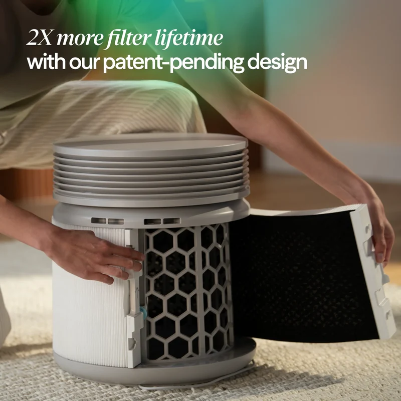 Blueair Blue Signature™ Small Dark Air Purifier With HEPASilent™ Technology