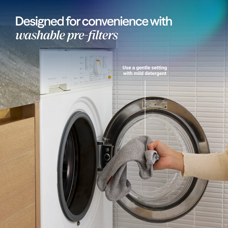 Blueair Blue Signature™ Small Dark Air Purifier With HEPASilent™ Technology