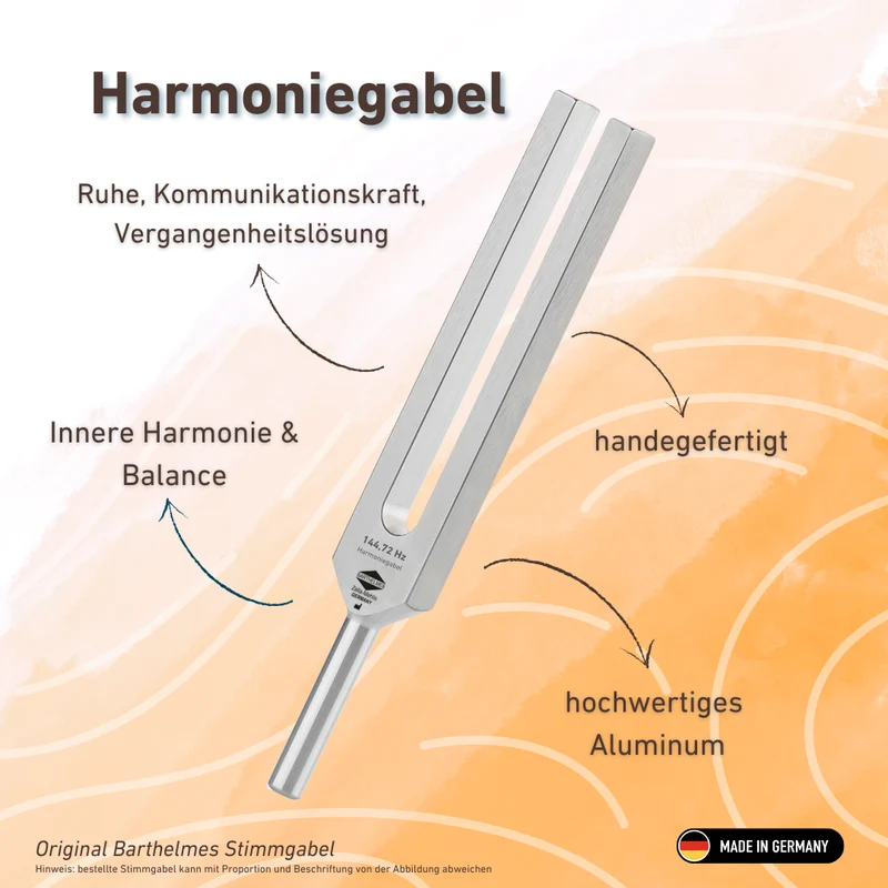 Harmoniegabel (Harmonie) Wellness 234,16 HZ | Art.-Nr. KO 234-Harmonie/Alu