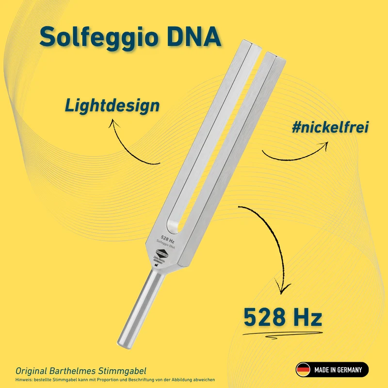 Stimmgabel Solfeggio DNA Lightdesign 528 HZ | Art.-Nr. 230043