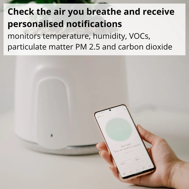 Vitesy Natede Smart Natural Air Purifier And Monitoring System