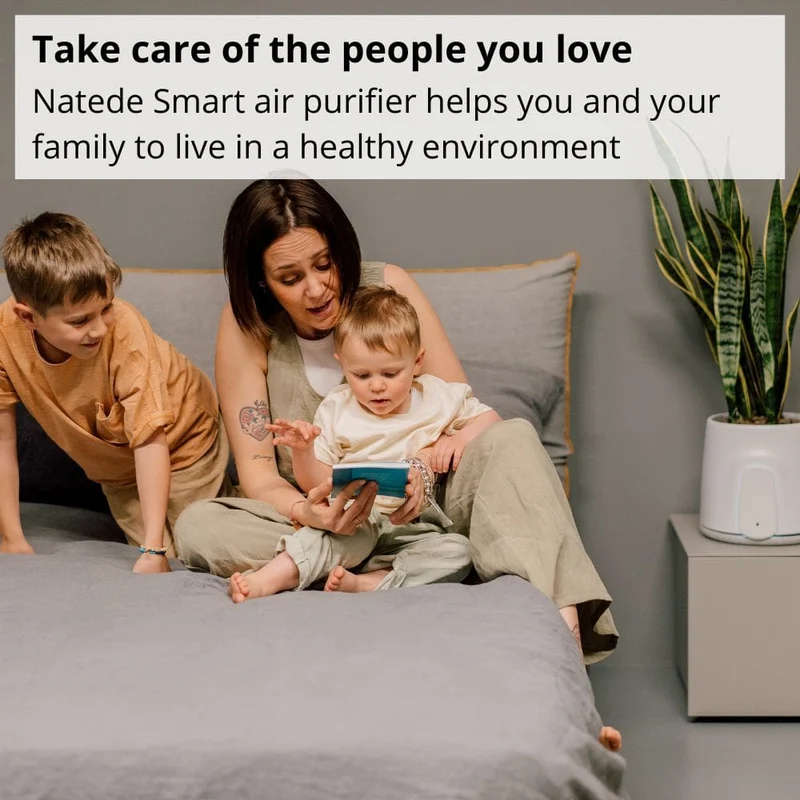 Vitesy Natede Smart Natural Air Purifier And Monitoring System