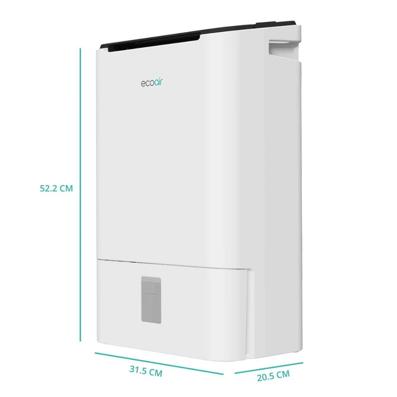 EcoAir DD2 Simple Air Dehumidifier Desiccant 9L/Day