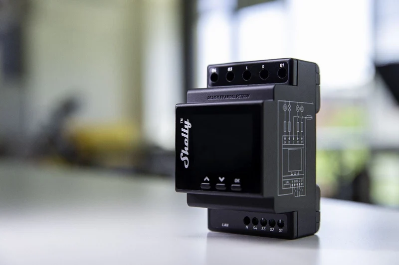Shelly Pro Dual Cover & Shutter PM - Rolladensteuerung- WLAN & LAN Schaltaktor - Max. 32A
