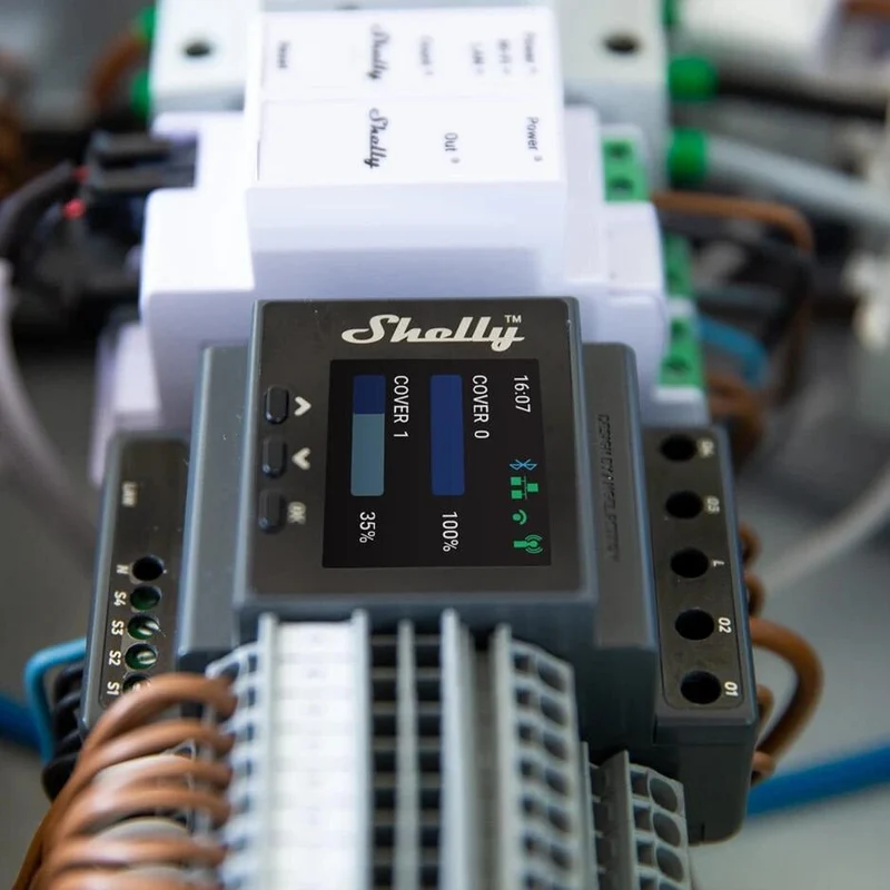 Shelly Pro Dual Cover & Shutter PM - Rolladensteuerung- WLAN & LAN Schaltaktor - Max. 32A
