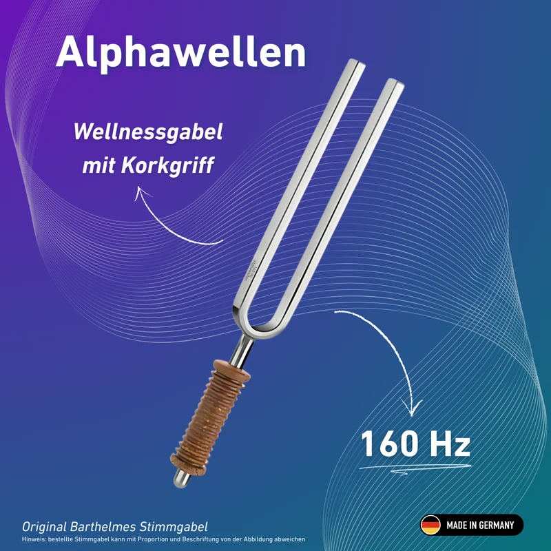 Alphawellen Wellness mit Korkgriff 160 HZ | Art.-Nr. 220031