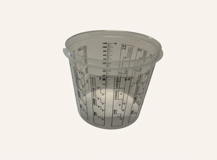 Mischbecher 1,4 Ltr. mit Skala, VPE 200 Stück