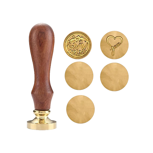 Blanko-Siegelwachs-Stempelset 5PCS