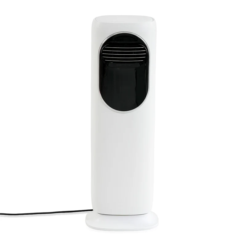 2200 Keramikheizlüfter mit Luftbefeuchter, flügelloser Ventilator, 120 Grad Oszillation, 3 Windstufen, 2 Heizstufen, UV Sterilisation, LED Licht, Fernbedienung, Weiß