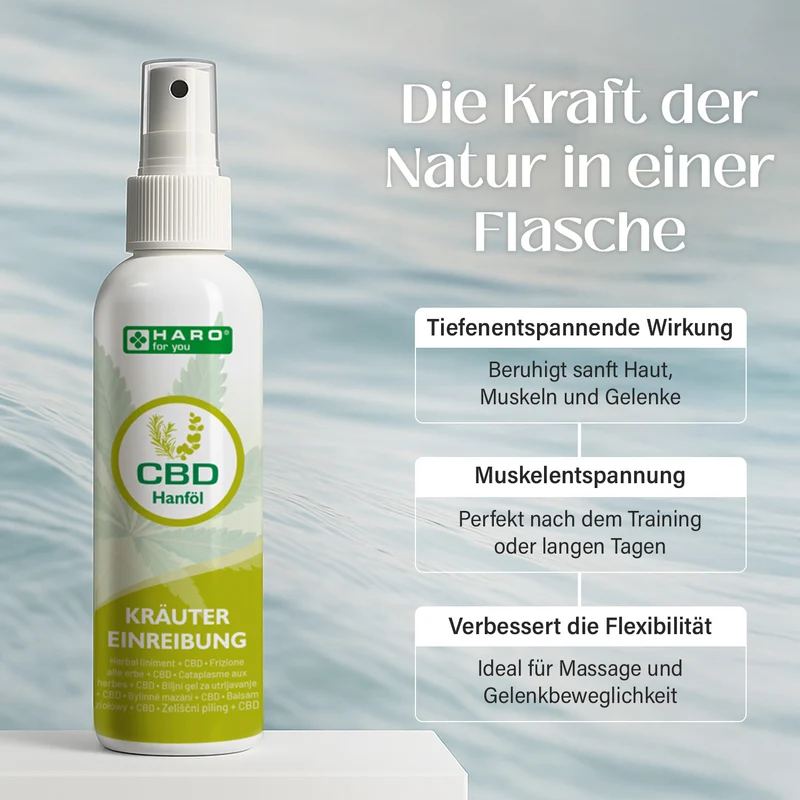 CBD - Kräuter einreibung - 200 ml