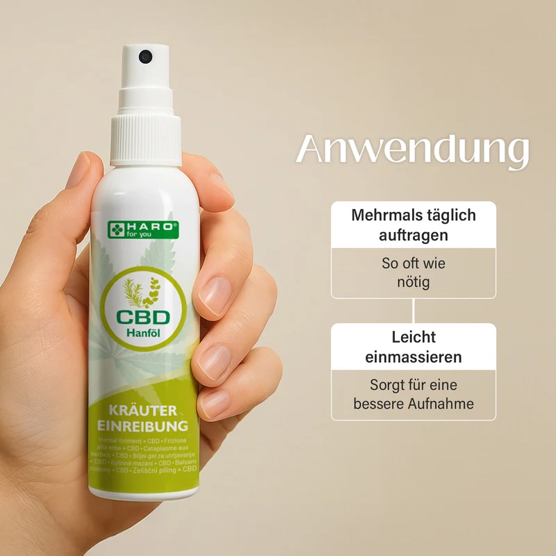 CBD - Kräuter einreibung - 200 ml