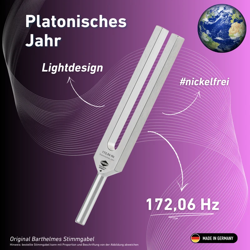 Stimmgabel Platonisches Jahr Lightdesign 172,06 Hz | Art.-Nr. 230022