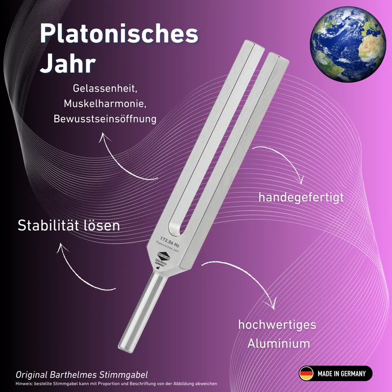 Stimmgabel Platonisches Jahr Lightdesign 172,06 Hz | Art.-Nr. 230022