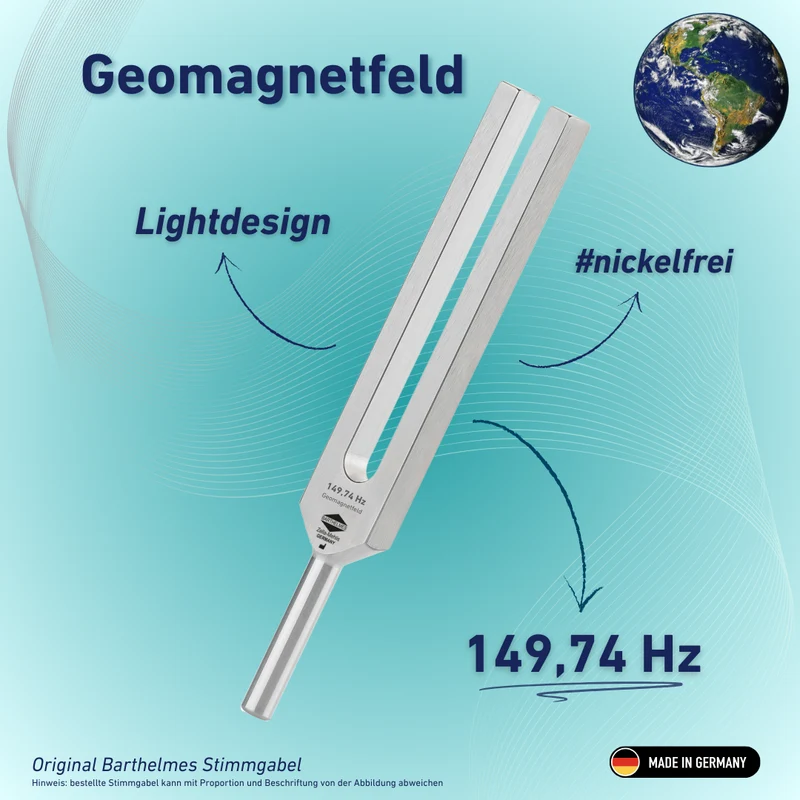 Stimmgabel Geomagnetfeld Lightdesign 149,74 Hz | Art.-Nr. 230017