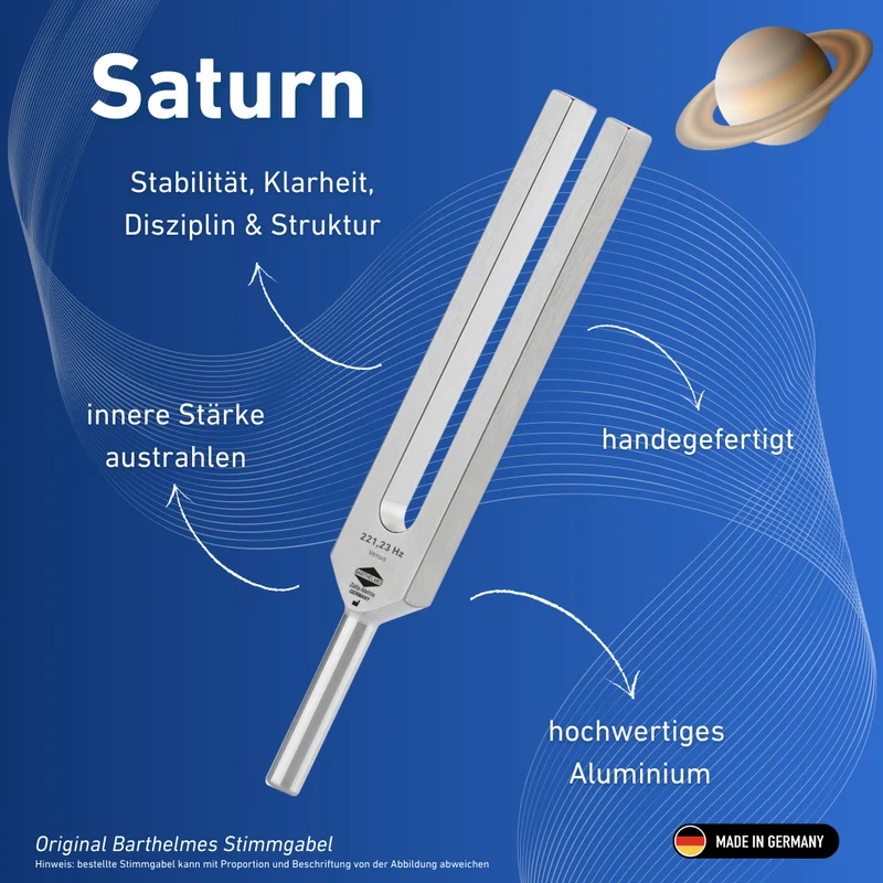 Stimmgabel Saturn Lightdesign 147,85 Hz | Art.-Nr. 230016