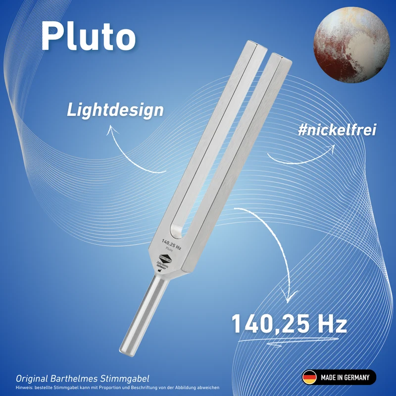 Stimmgabel Pluto Lightdesign 140,25 HZ | Art.-Nr. 230013