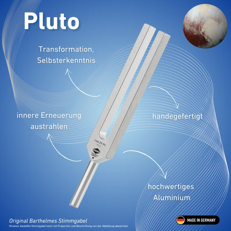 Stimmgabel Pluto Lightdesign 140,25 HZ | Art.-Nr. 230013