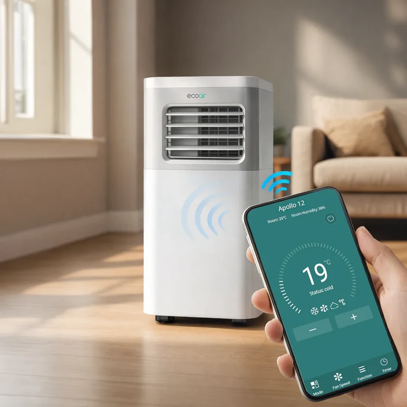 EcoAir Apollo 12K Smart 4-in-1 Portable Air Conditioner