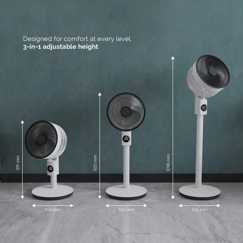 Meaco Sefte® 10" Pedestal Fan