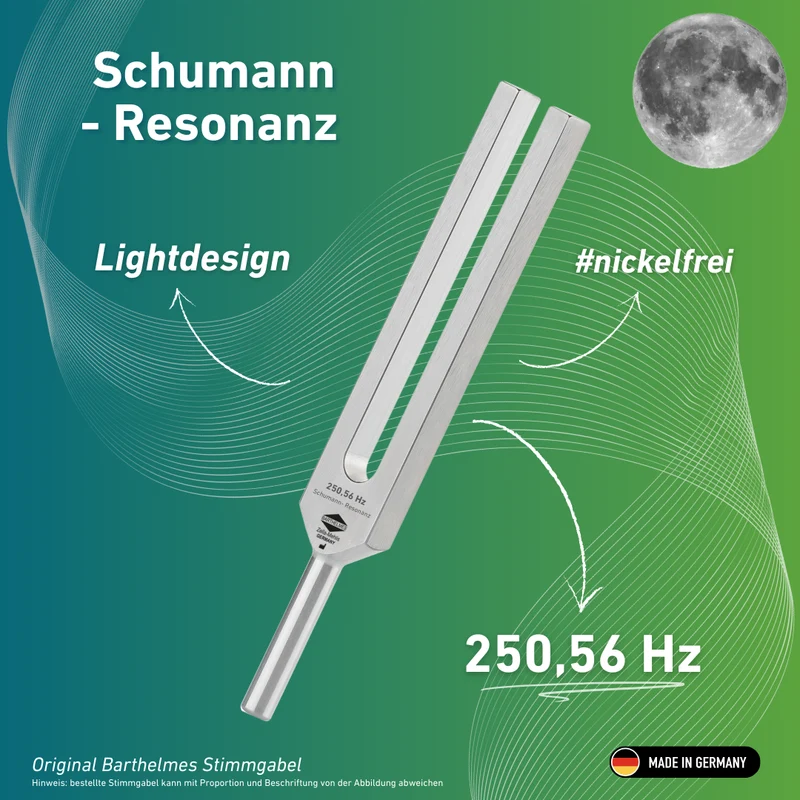 Stimmgabel Schumann-Resonanz Lightdesign 250,56 HZ | Art.-Nr. 230039