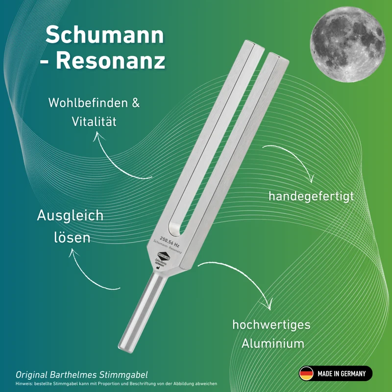Stimmgabel Schumann-Resonanz Lightdesign 250,56 HZ | Art.-Nr. 230039