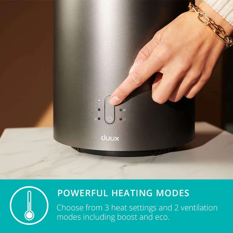 Duux Threesixty 2 Smart PTC Ceramic Fan Heater 800-1800 Watts