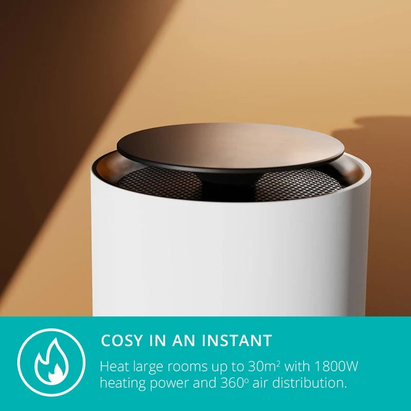 Duux Threesixty 2 Smart PTC Ceramic Fan Heater 800-1800 Watts