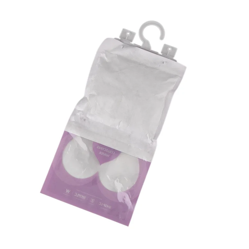 HOME SMART - Hängender Luftentfeuchter Beutel Set 10 Stück, Lavendelduft, 220 g Calciumchlorid Feuchtigkeitsabsorber, für Kleiderschrank und Aufbewahrungsräume, 30 x 16 cm