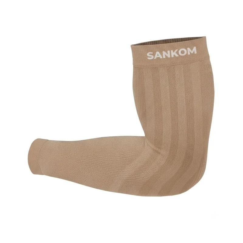 SANKOM - Patentierte Armstulpen, S/M, Beige