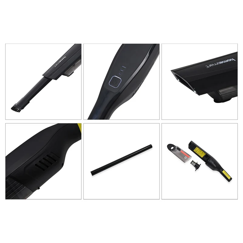 2-in-1 Stabstaubsauger, Kabellos, Handstaubsauger-Funktion, ABS, 45.2x7.5x7.7, Schwarz